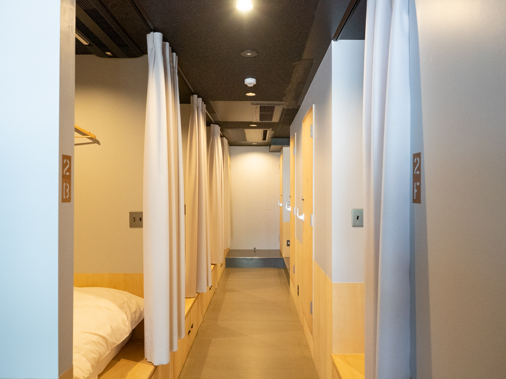 AREA INN FUSHIMICHO:客室 第2棟 2階 男性用ドミトリー