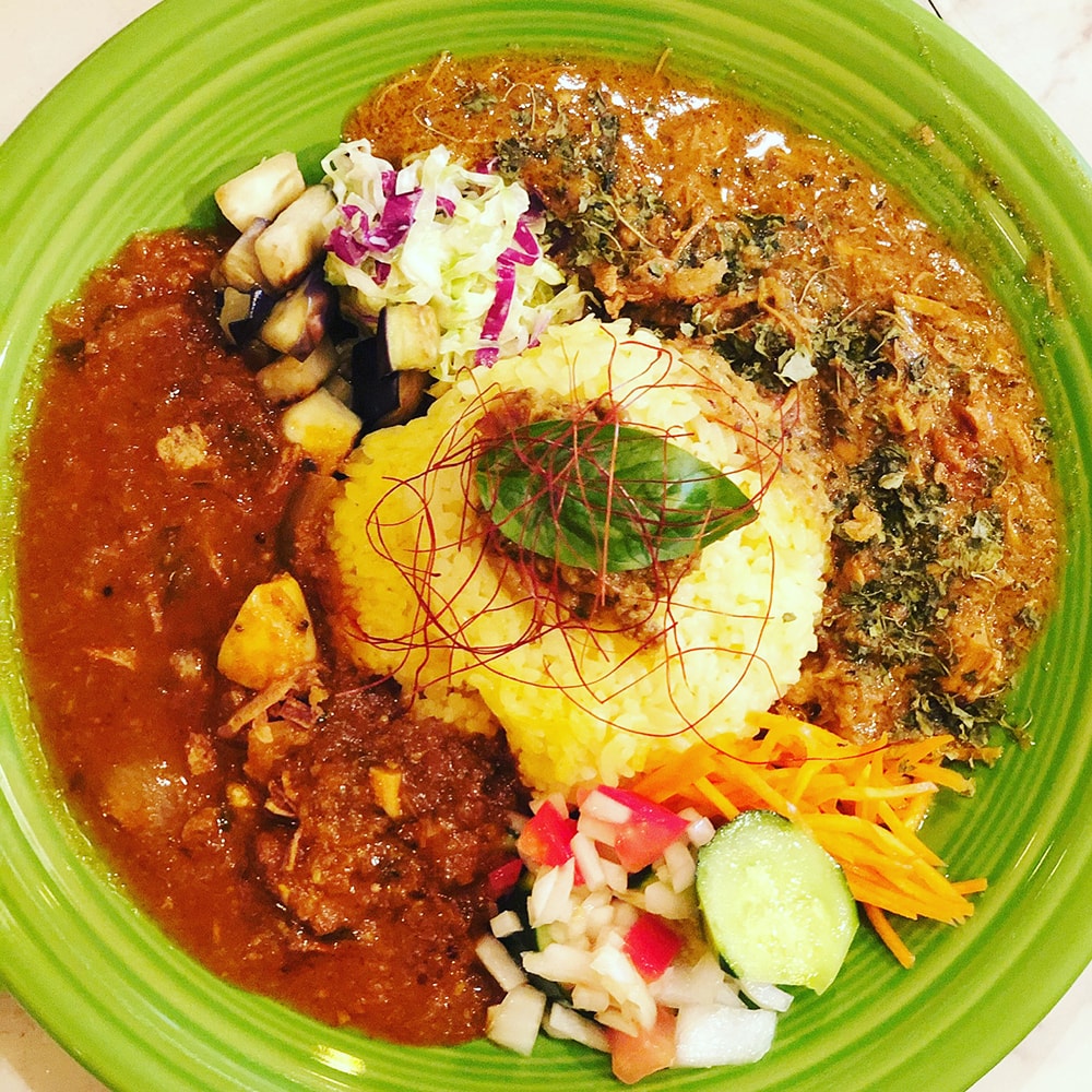 旧水曜カレー:ある日の三巴カレー