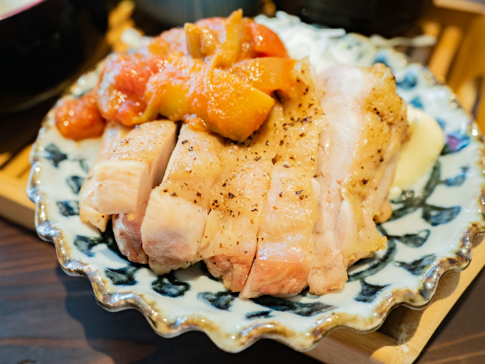 ひろや:日替わり定食(チキンステーキ)