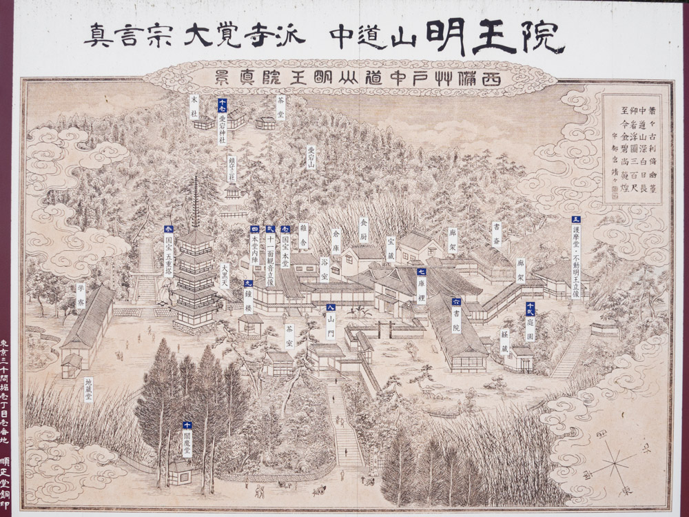 明王院:境内 案内図