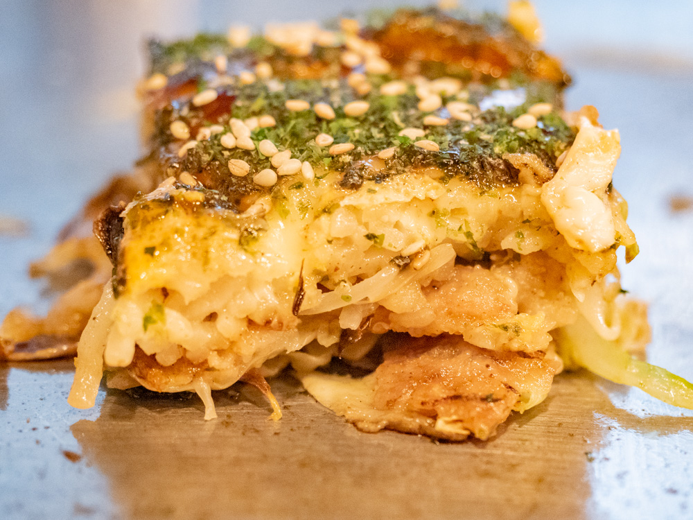 はっせい船町店。:お好み焼 (大葉焼)