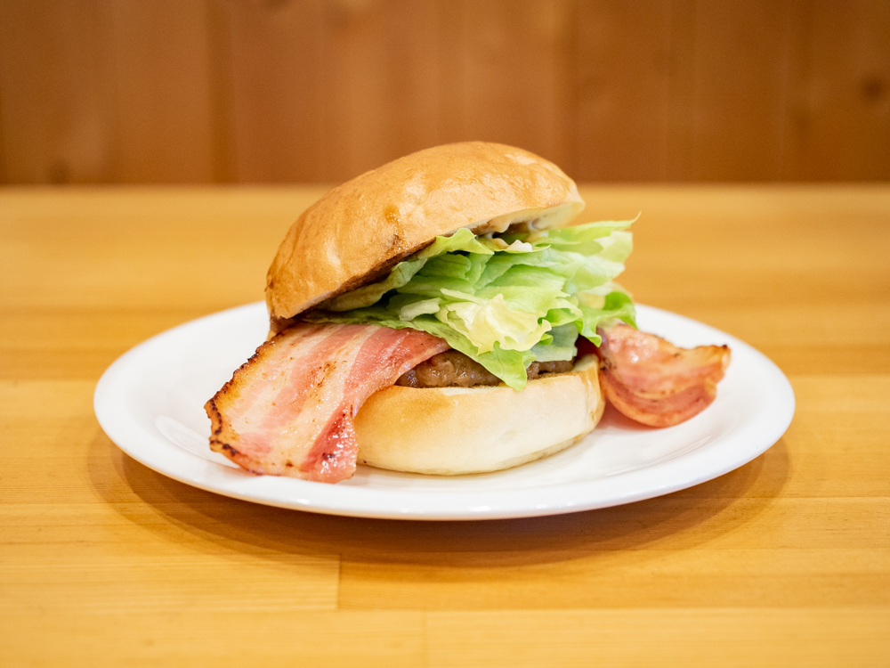 ジョンバーガー&カフェ:照り焼きベーコンバーガー