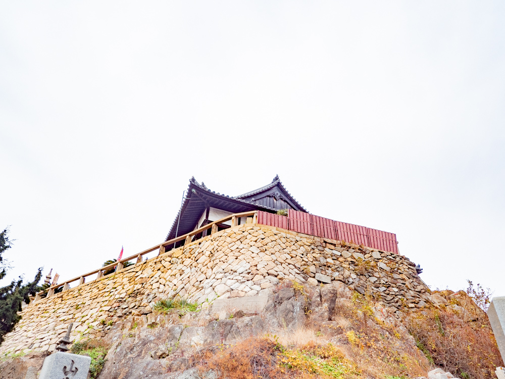福禅寺:下から見たところ