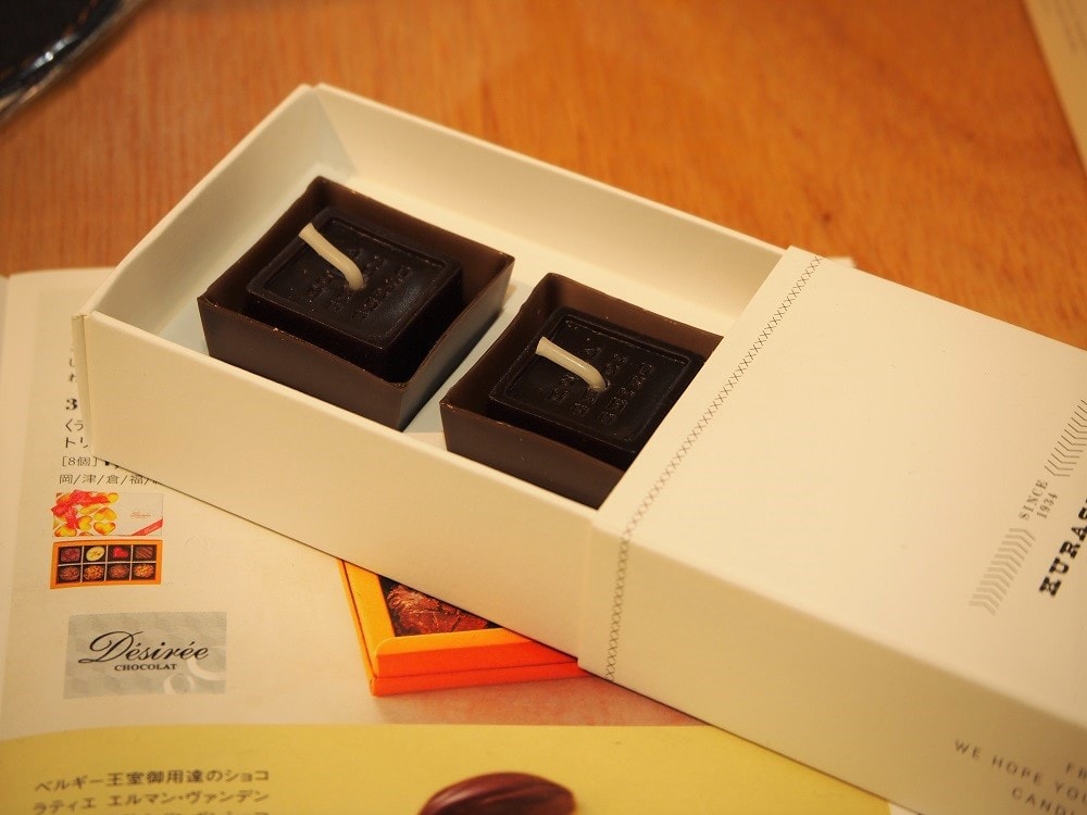 FUKUYAMA MONO SHOP 店内 チョコレートキャンドル