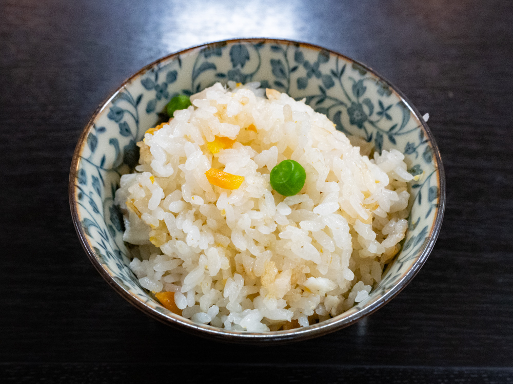 衣笠:鯛めし膳の鯛めし